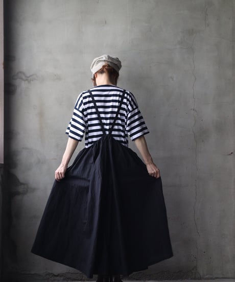 cavane キャヴァネ / Jumper skirt Cotton/Linen100スカート/ ca-26128