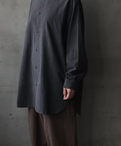 cavane キャヴァネ / Collarless Shirt シャツ / ca-23144A
