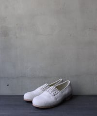 TATAROU with cavane limited shoes / Shirred slip-on Vintage fabric靴 / Tat-26003