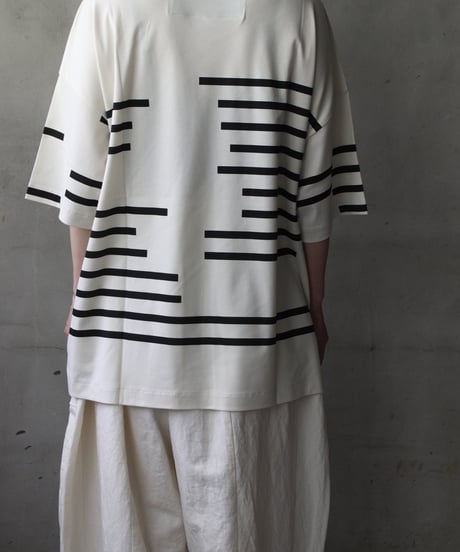 Dulcamaraドゥルカマラ / グリッチボーダーT UNISEX / dl-26014(D226-T1279)