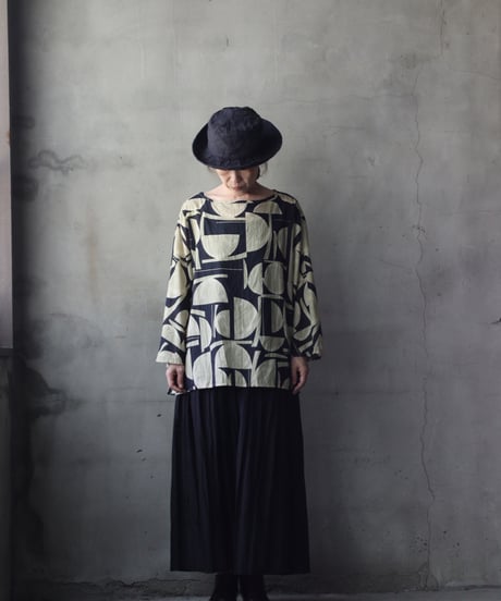 cavane キャヴァネ / Tunic long-sleeve Cotton100シャツ / ca-26119