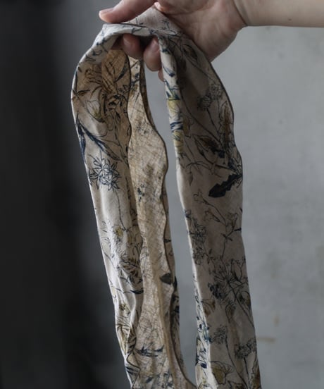 cavane キャヴァネ / Scarf limited linen/cotton100スカーフ/ ca-26106