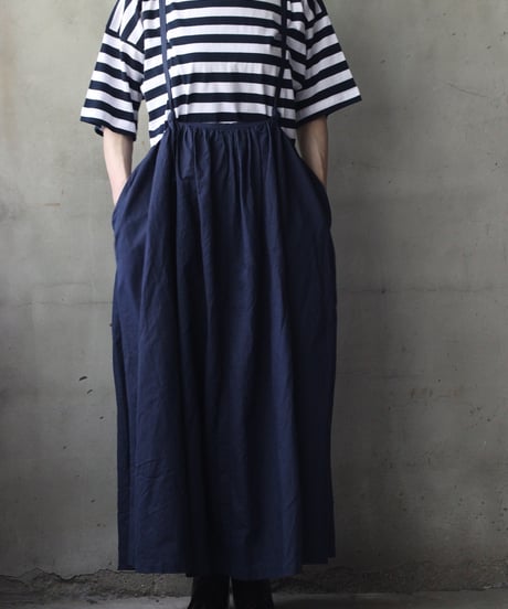 cavane キャヴァネ / Jumper skirt Cotton/Linen100スカート/ ca-26129