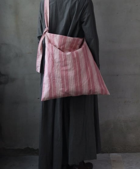 cavane キャヴァネ / One-Handle bag vintage fabric stripesバッグ/ ca-26158