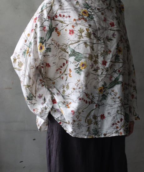 cavane キャヴァネ / Tunic long-sleeve linen100シャツ / ca-26139