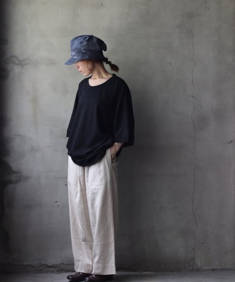 cavane キャヴァネ / Round-Neck dolman cotton100Tシャツ / ca-26116