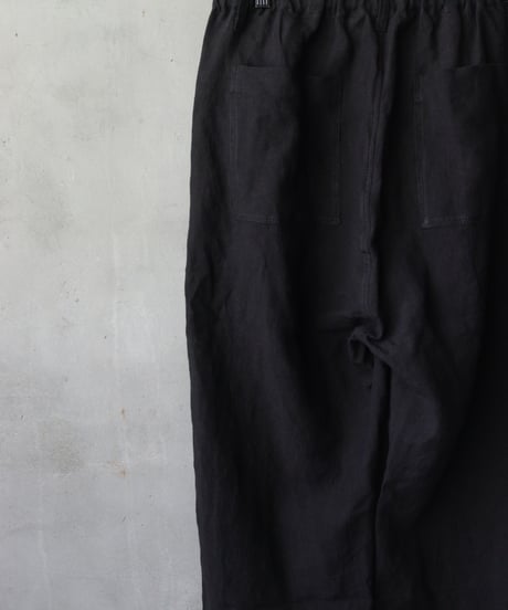 klauseクロイゼ / 天日干し綾Twill Linen Loose Fitting Tapered Wide 2 / kla-26047