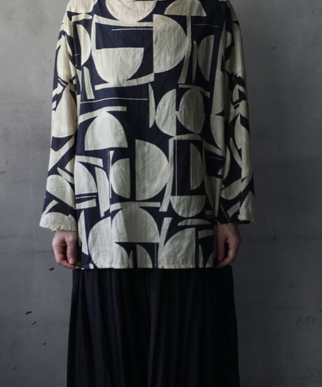 cavane キャヴァネ / Tunic long-sleeve Cotton100シャツ / ca-26119