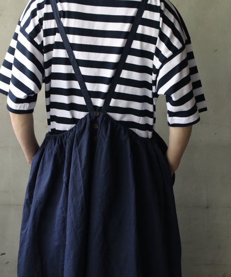 cavane キャヴァネ / Jumper skirt Cotton/Linen100スカート/ ca-26129