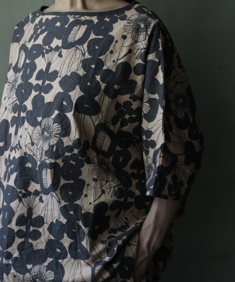 cavane キャヴァネ / Tunic half-sleeve Cotton/Linen100シャツ / ca-26111