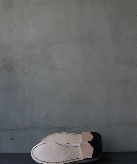 TATAROU with cavane limited shoes / Shirred slip-on Vintage fabric靴 / Tat-26003