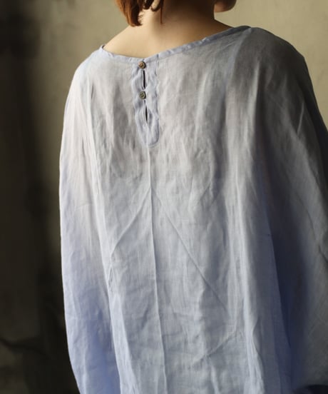 cavane キャヴァネ / Tunic long-sleeve Linen100シャツ / ca-26101