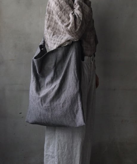cavane キャヴァネ / One-Handle bag linen/wool100バッグ/ ca-26159