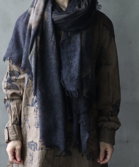 ALEKSANDR MANAMISアレクサンダーマナミ/ BOUQUET CASHMERE SCARFショール / am-26032