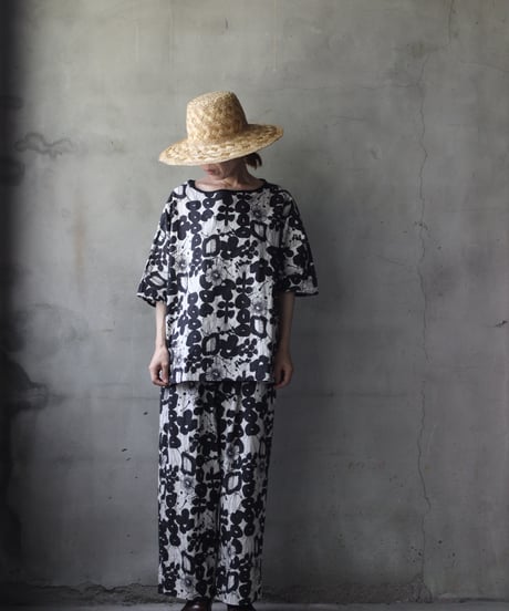cavane キャヴァネ / Tunic half-sleeve Cotton/Linen100シャツ / ca-26112