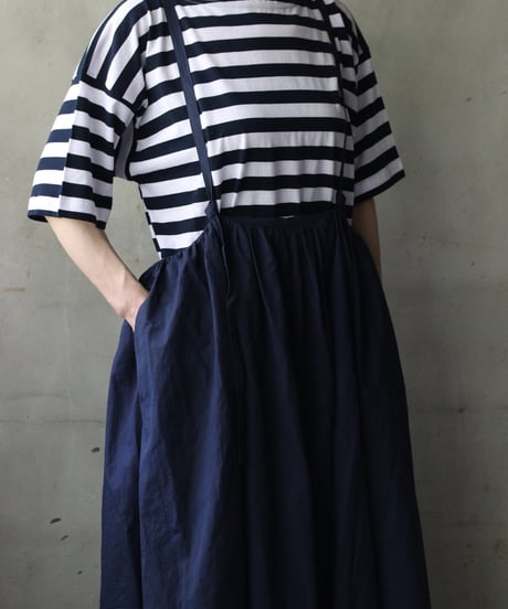 cavane キャヴァネ / Jumper skirt Cotton/Linen100スカート/ ca-26129