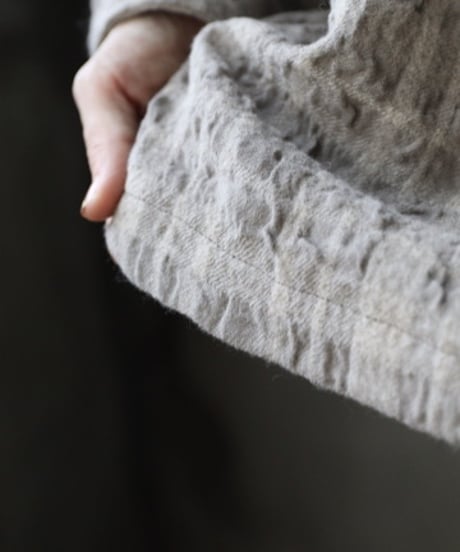 cavane キャヴァネ / Tunic long-sleeve wool&cotton100シャツ / ca-26146