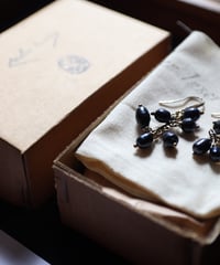 Atelier Inscrire アトリエ インスクリール / COSTUME JEWELLERY VINE DARK PEARLS EARRING / At-26020