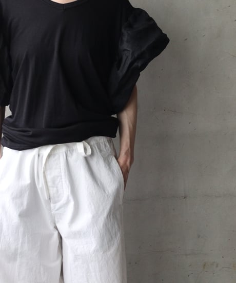 cavane キャヴァネ / Ruffled sleevesTシャツ / ca-26125
