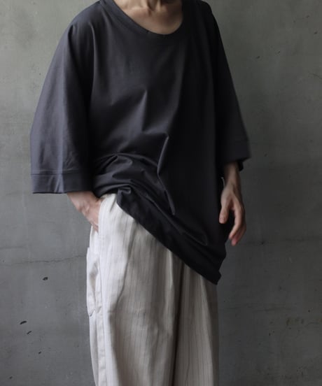 cavane キャヴァネ / Round-Neck dolman cotton100Tシャツ / ca-26117