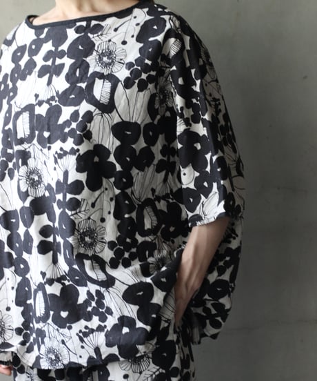 cavane キャヴァネ / Tunic half-sleeve Cotton/Linen100シャツ / ca-26112