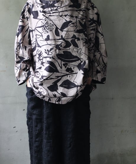 cavane キャヴァネ / Tunic long-sleeve Cotton100シャツ / ca-26144