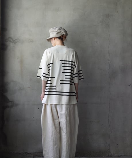 Dulcamaraドゥルカマラ / グリッチボーダーT UNISEX / dl-26014(D226-T1279)