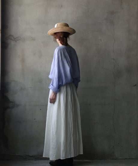 cavane キャヴァネ / Tunic long-sleeve Linen100シャツ / ca-26101