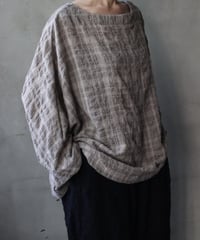 cavane キャヴァネ / Tunic long-sleeve wool&cotton100シャツ / ca-26146