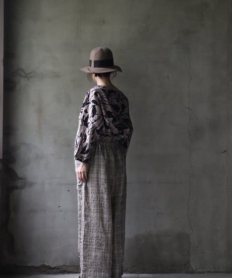 cavane キャヴァネ / Side-Pocket wide pants cotton/wool100パンツ / ca-26143