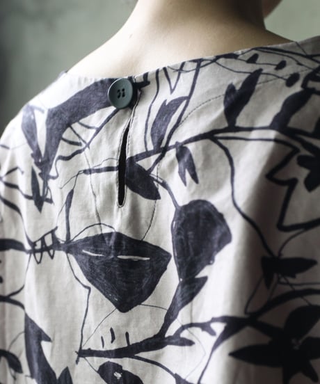 cavane キャヴァネ / Tunic long-sleeve Cotton100シャツ / ca-26144