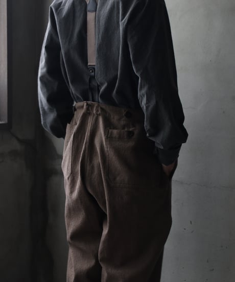 cavane キャヴァネ / Over pants with suspendersパンツ / ca-24213A
