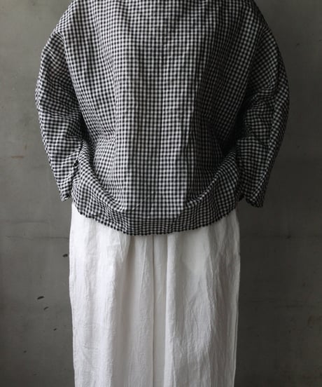 cavane キャヴァネ / Tunic long-sleeve hemp/cotton100シャツ / ca-26138