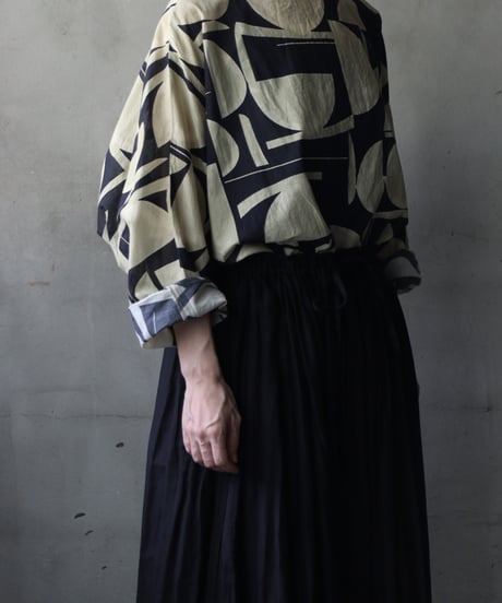 cavane キャヴァネ / Tunic long-sleeve Cotton100シャツ / ca-26119