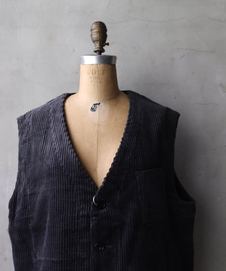 KLASICA クラシカ / Deconstructed 5 Buttoned Vest "MALAKOFF Ⅱ " ベスト / kl-26030