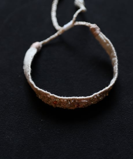Antonia Rossi (Antomoon)/ Artisan Embroidered bracelets in vintage silkブレスレット / An-26038