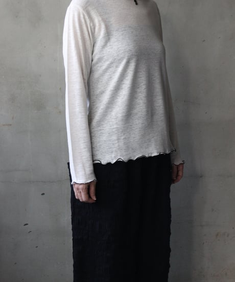 cavane キャヴァネ / Crew-Neck Merrow finish / ca-26149