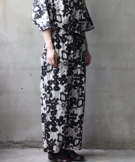 cavane キャヴァネ / Wide Cotton/Linen100 Trousersパンツ/ ca-26115
