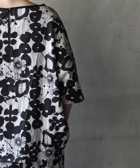 cavane キャヴァネ / Tunic half-sleeve Cotton/Linen100シャツ / ca-26112