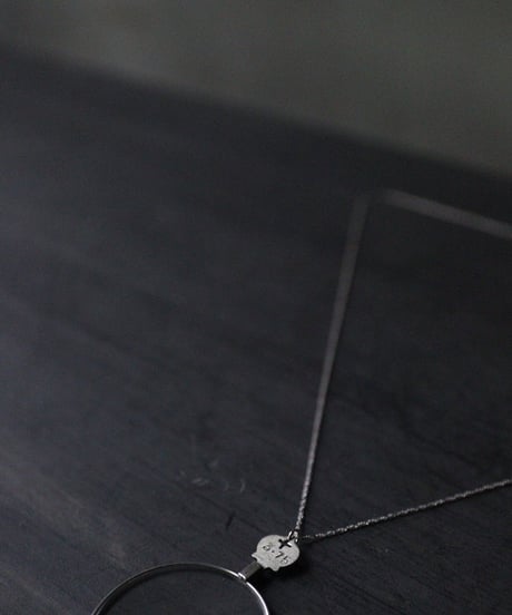 Euro select ユーロセレクト/ Antique Silver Loupe Necklaceネックレス / eu-26009