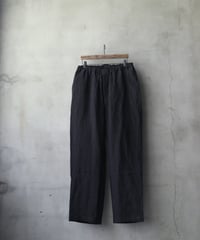 klauseクロイゼ / 天日干し綾Twill Linen Loose Fitting Tapered Wide 2 / kla-26047
