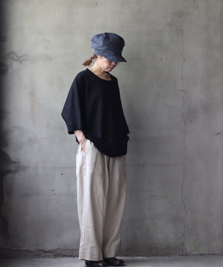 cavane キャヴァネ / Round-Neck dolman cotton100Tシャツ / ca-26116