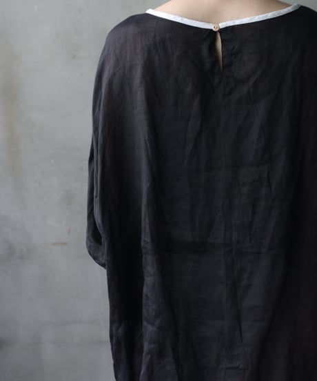 cavane キャヴァネ / Tunic half-sleeve Linen100シャツ / ca-26085