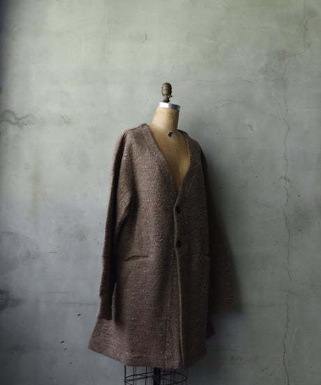 KLASICA クラシカ / 2 Buttoned semi Long Cardigan "ILLVER"  / kl-26033