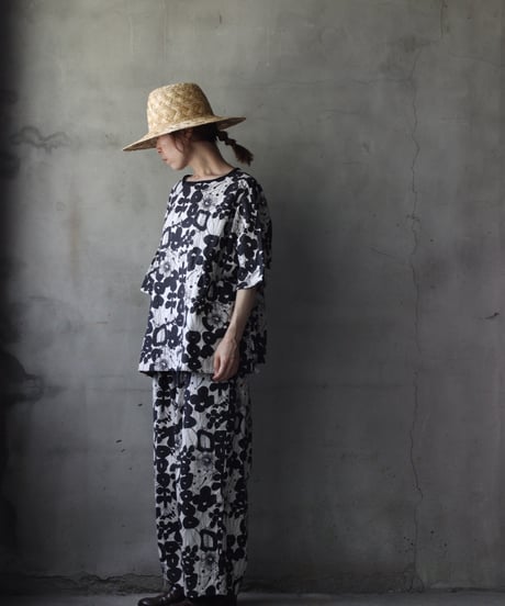 cavane キャヴァネ / Tunic half-sleeve Cotton/Linen100シャツ / ca-26112