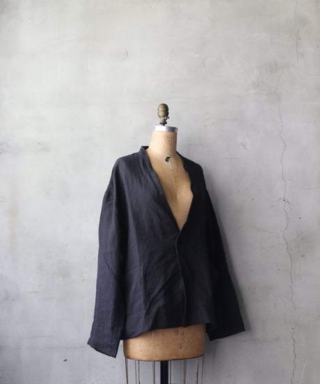 klauseクロイゼ / 天日干しリネンLinen Gown Short / kla-26046