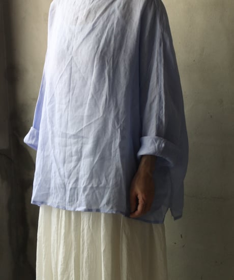 cavane キャヴァネ / Tunic long-sleeve Linen100シャツ / ca-26101