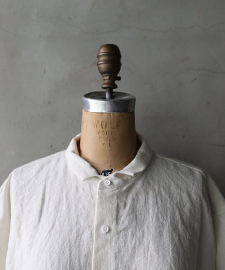 klauseクロイゼ / 天日干しリネンS-S O.P.C Regular Shirt/ kla-26037