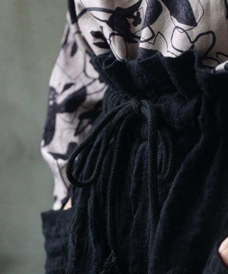cavane キャヴァネ / Side-Pocket wide pants cotton/wool100パンツ / ca-26142