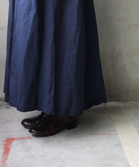 cavane キャヴァネ / Jumper skirt Cotton/Linen100スカート/ ca-26129